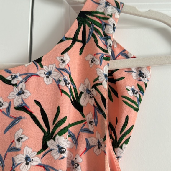 Banana Republic Factory Peach Floral Fit & Flare Dress - Picture 2 of 2